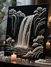 uk.everydayedeals DIY Pearl Painting With Frame - Handmade Self-Adhesive Pearls - Fall(30*40cm)