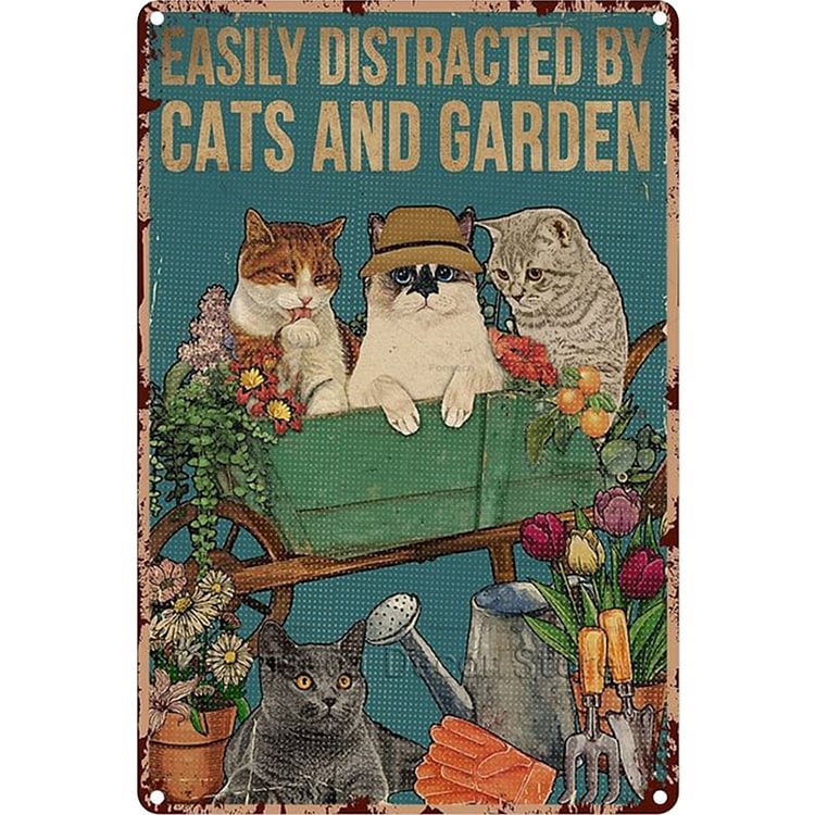 Cat - Vintage Tin Signs/Wooden Signs - 8*12Inch/12*16Inch