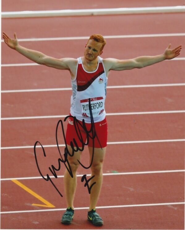 Greg Rutherford Great Britain Long Jump Autographed Signed 8x10 Photo Poster painting COA