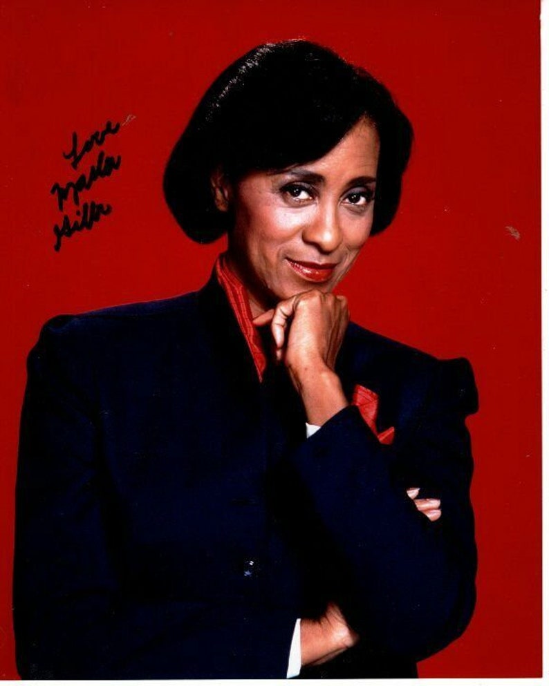 Marla gibbs signed autographed the jeffersons florence johnston Photo Poster painting