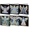6 STÜCKE DIY Diamant Kunst Grußkarten Engel Thema Glückwunschkarten & Geschenke