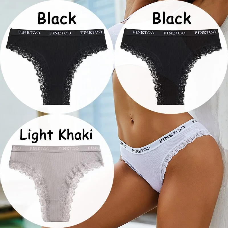 Billionm Lace Panties Women's Underwear Cotton Panties Sexy Lingerie Female Briefs Low-Waist Panty Girl Intimate Underpants