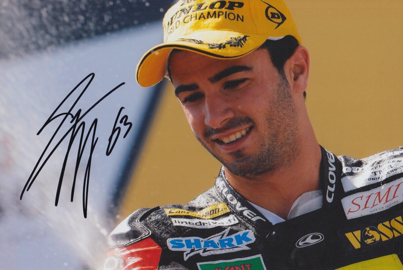 Mike Di Meglio Hand Signed 12x8 Photo Poster painting MotoGP Autograph Derbi 125cc 2