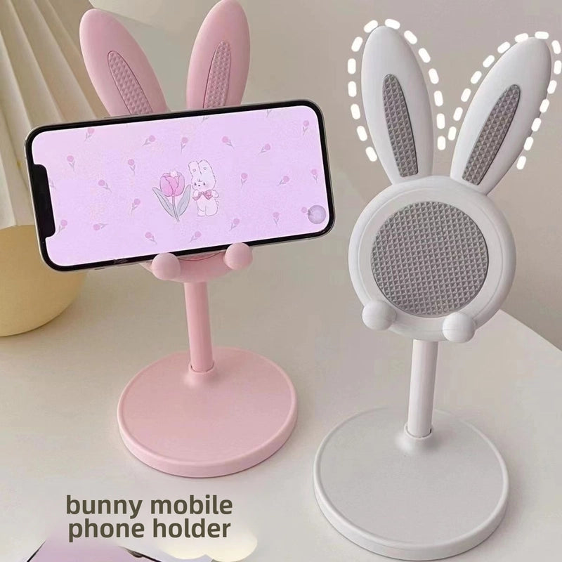 Bunny Mobile Phone Bracket ~ Adjustable Adjustable Student Desktop Lazy Home Selfie Live Support Rack