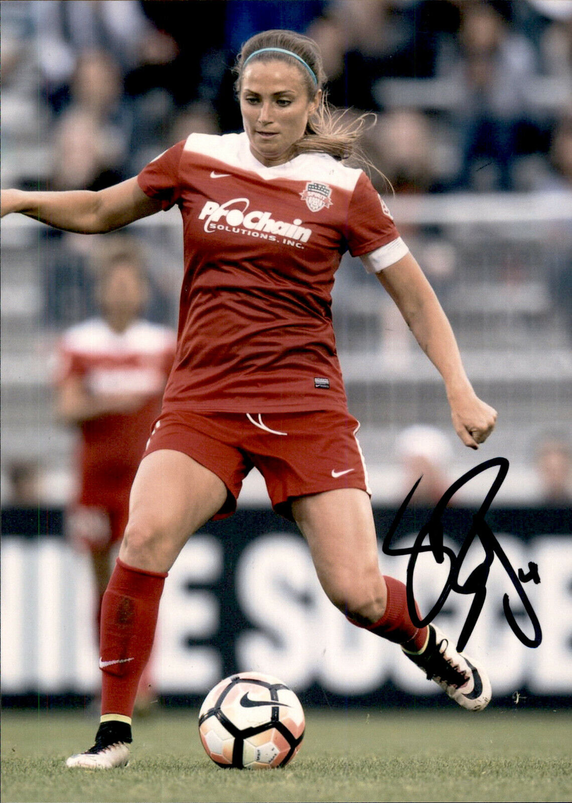 Shelina Zadorsky SIGNED 5x7 Photo Poster painting CANADA WOMENS SOCCER