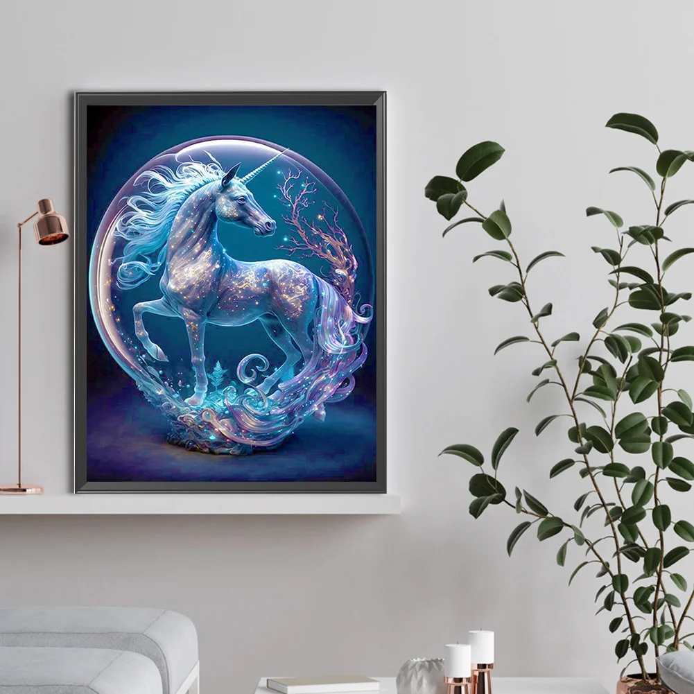 Diamond Painting - Full Round Drill - Unicorn(Canvas|30*40cm)