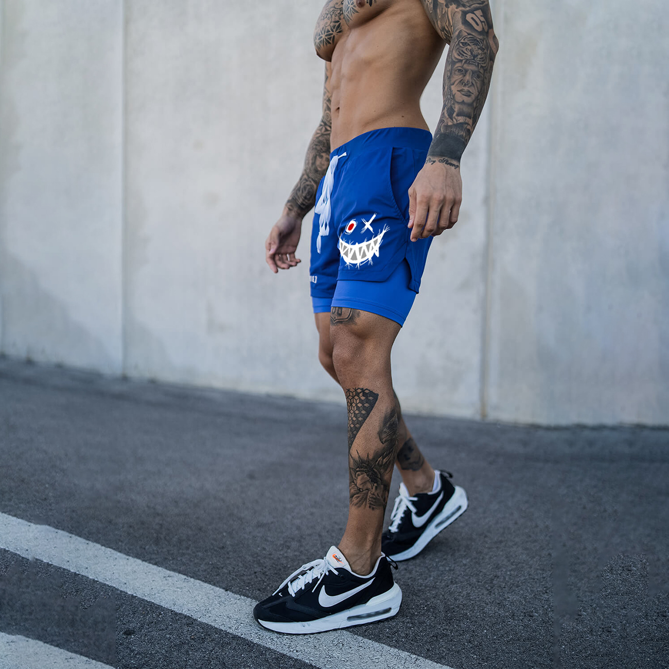 Men's Smiley Shorts Performance Shorts