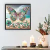 Papillon de plage-peinture diamant en forme sp&eacute;ciale-30*30cm