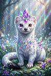 Luxury AB Velvet Diamond Painting Kit - Ferret