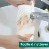 Chiffon de nettoyage en microfibre &agrave; tissage gaufr&eacute;