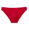 Men's Solid Color Ice Silk Briefs