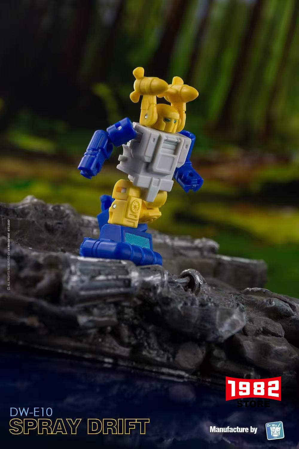 Dr.Wu DW-E10 DW-E13 SPRAYDRIFT SKYGLIDER Mini Model Transformers Toy with Accessories for Collection
