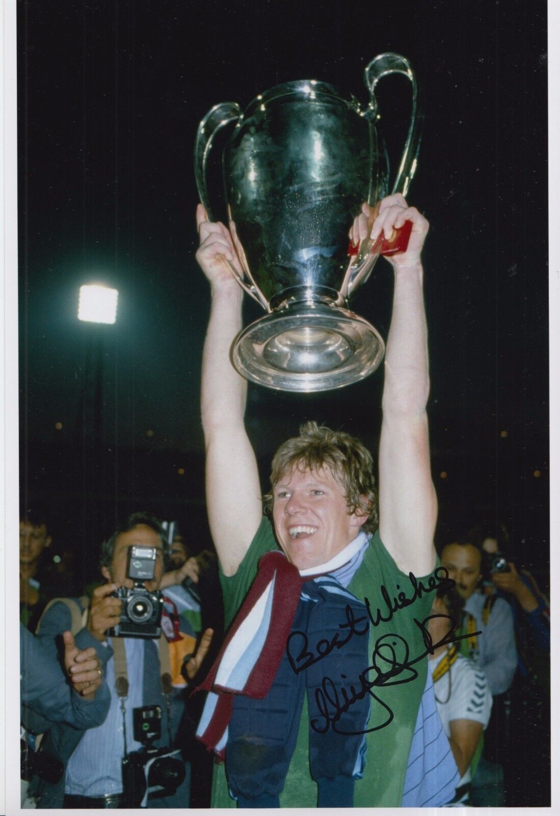 Nigel Spink Hand Signed Aston Villa 12x8 Photo Poster painting 1.