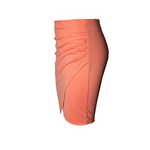 Women's Business Suit Pencil Skirt Summer Ol Skirts For Women Knee Length Step Skirt
