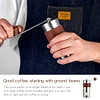 Portable Manual Coffee Grinder 304 Stainless Steel Adjustable Settings Hand-Cranked Conical Grinding Disc For Precision Brewing