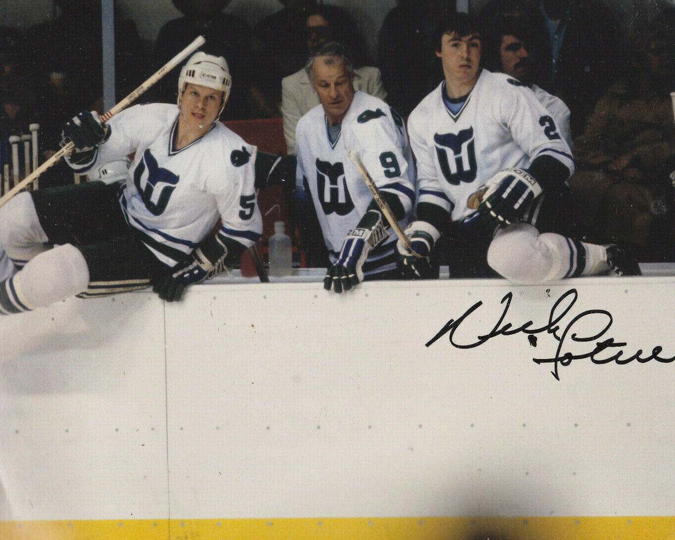 10 LOT NICK FOTIU AUTOGRAPH SIGNED 8X10 Photo Poster paintingS HARTFORD WHALERS W GORDIE HOWE