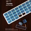 31-slot Keyboard Design Medicine Box