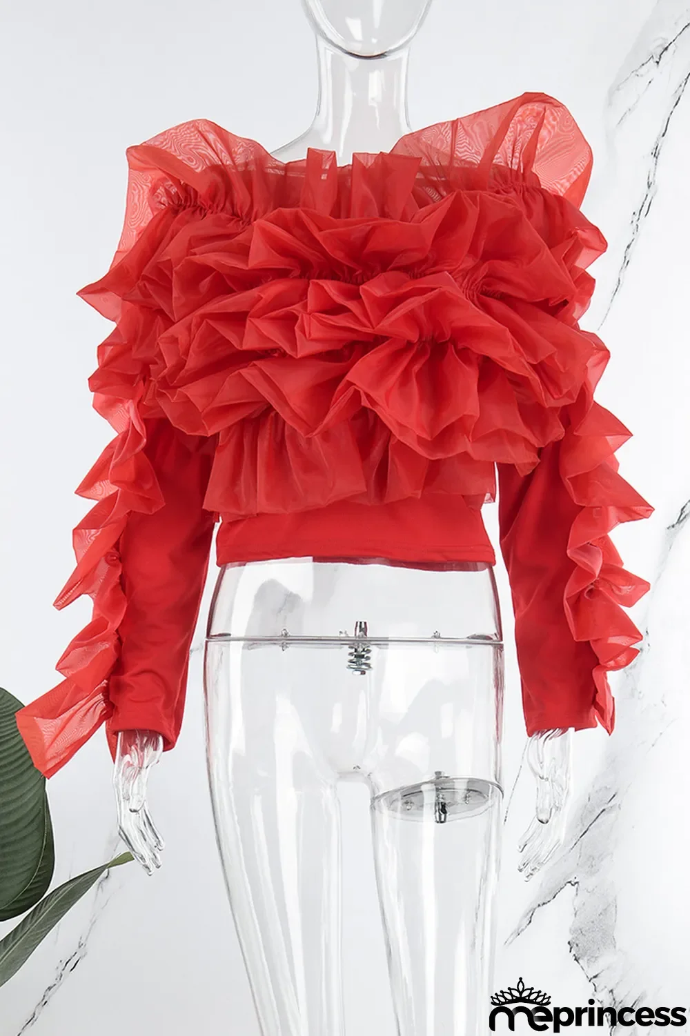 White Elegant Solid Patchwork Appliques O Neck Tops