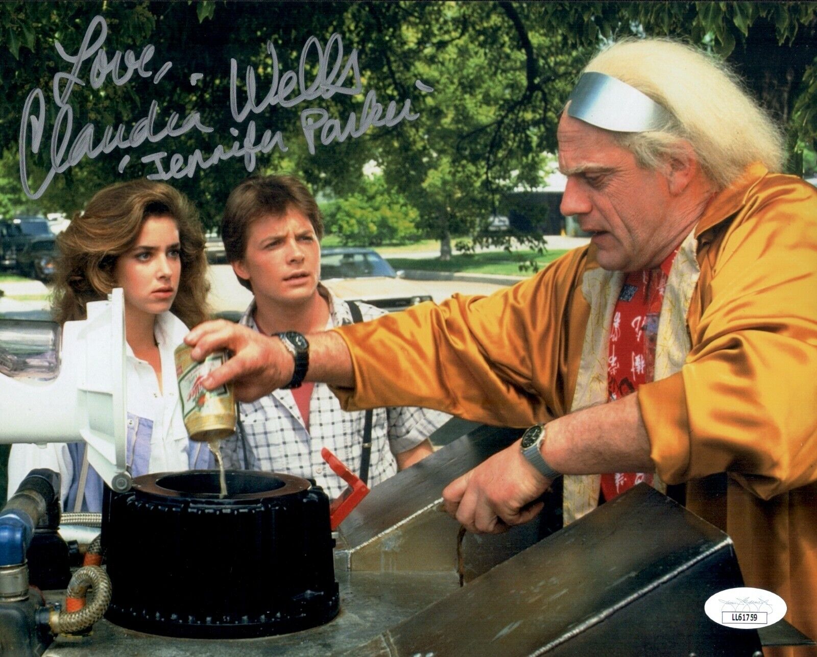 CLAUDIA WELLS Signed 8x10 Photo Poster painting BACK TO THE FUTURE Autograph JSA COA Cert