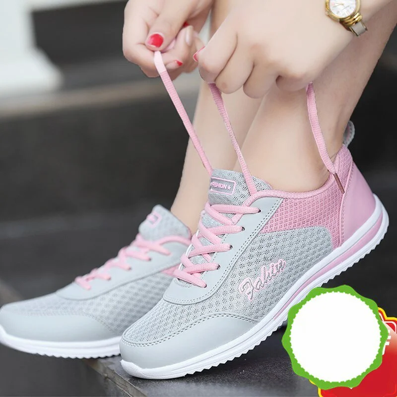 Qengg Women Shoes Spring Summer Sneakers For Basket Femme Breathable Women Casual Shoes Trainers Gym Zapatillas Mujer Vulcanized Shoes