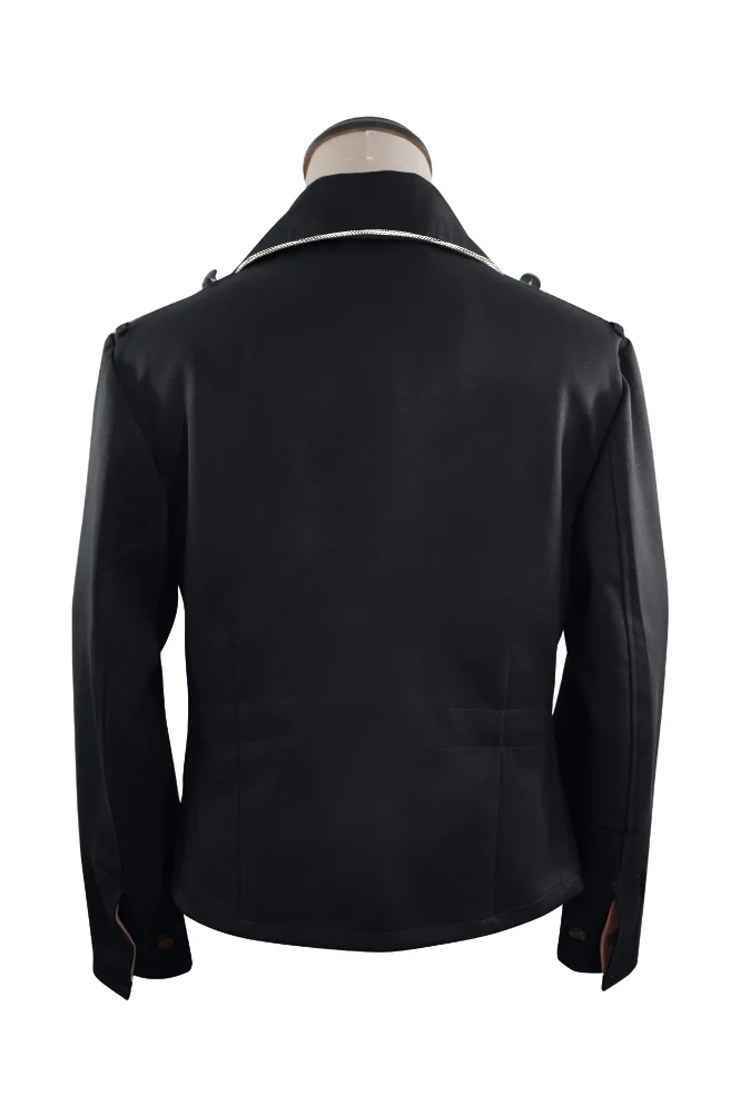   Elite German Panzer Officer Black Gabardine Wrap Jacket German-Uniform
