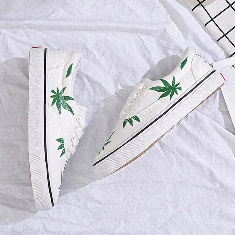 Promotion Spring Autumn New Women Canvas Shoes Leopard  Fashion Sneakers Low-cut Shoes Woman High Quality Classic Skateboarding