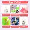 2Pcs DIY Diamond Painting Ornament with Clock Function Home Decor Art Craft