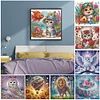 (Multi-Style)Cat Fish Owl-Partial Special Shaped Diamond Painting 30*30CM