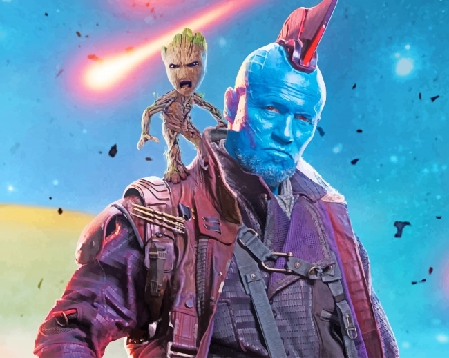 

Yondu And Groot – Paint By Numbers - 40*50CM, 501 Original
