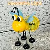 Solar Bees Lights Solar LED Garden Lights Waterproof Cute Ant Statue Garden Decor 3D Metal Ants Art Decor for Garden Backyard Table Wall Decor