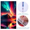 (US Only)5D DIY Full Round Drill Diamond Painting Aurora Night Kit Home Decor Art 40x70cm
