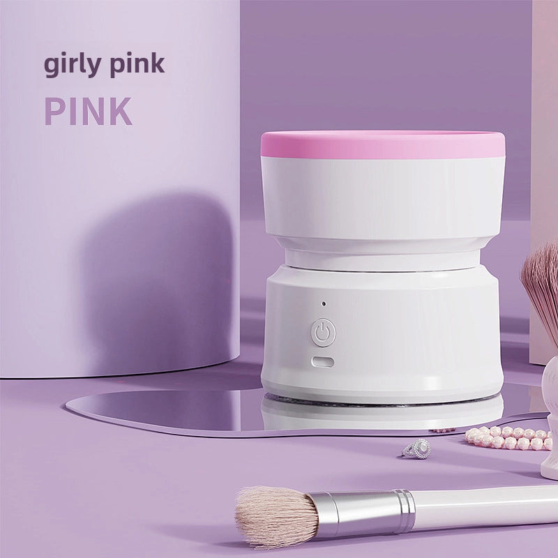 Explosion Makeup Brush Cleaner Automatic Scrubber Rechargeable Lazy Electric Scrubber Quick-drying Tool