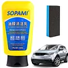 RUOQI Sopami Oil Film Cleaning Emulsion with Sponge, Car Coating Spray, Glass Cleaner, Car Wax Polish Spray