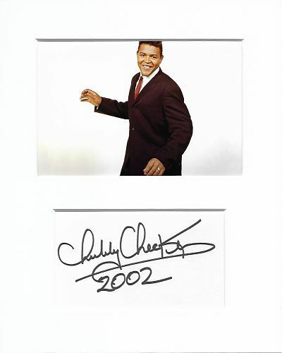 Chubby Checker music genuine authentic autograph signature and Photo Poster painting AFTAL COA