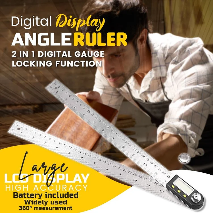 Digital display Angle ruler（45% OFF）