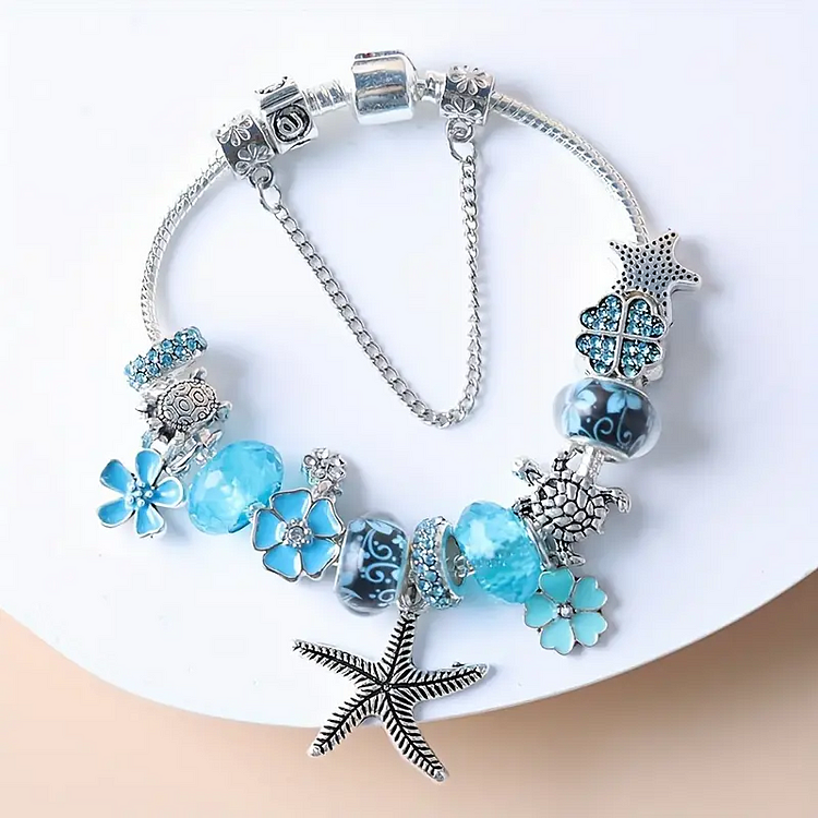 Oceanic Elegance Charm Bracelet