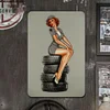 Pin up Girl - Vintage Metal Signs - 30*40cm