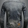 Fashion denim trend retro casual jacket