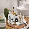 [US Local Warehouse] 360 Degree Rotating Spice Rack Round Condiment Organizer for Home Kitchen Pantry