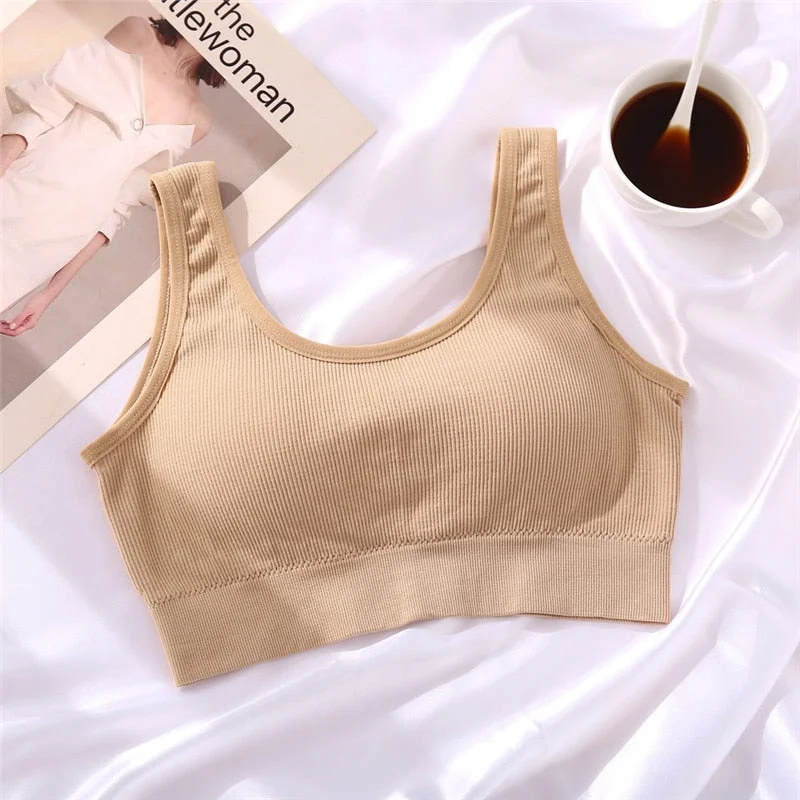FINETOO Sport Bra Women Underwear Sexy Bralette Push Up Bra Women's Lingerie Seamless Bras Tops Female Bra Without Underwire
