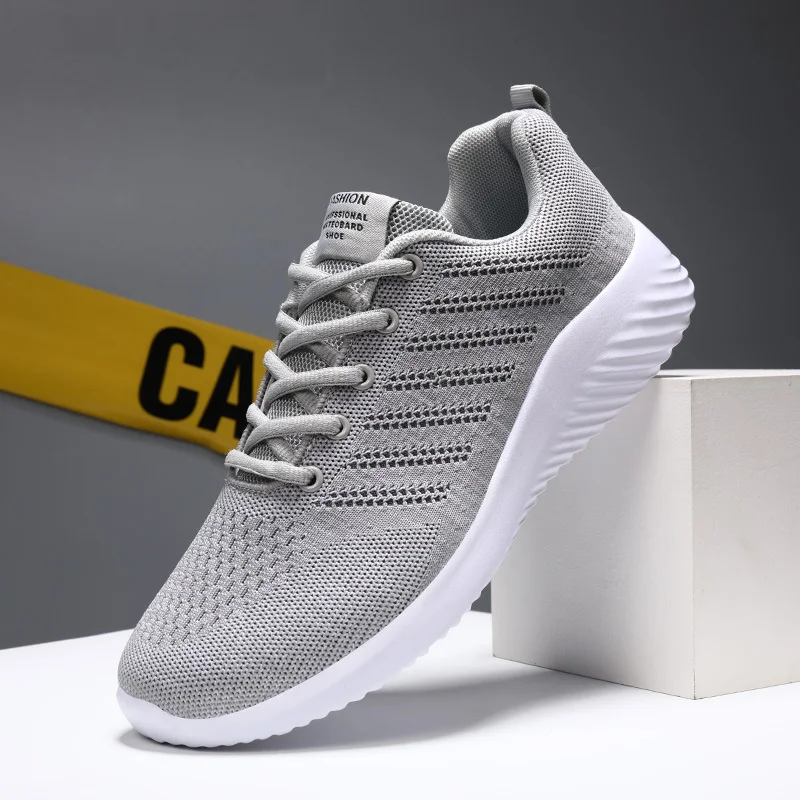 Qengg Fashion Men's Shoes Breathable Casual Shoes Classic Sneakers For Men Lace-Up Jogging Men's Sneakers Outdoor Sneakers Male