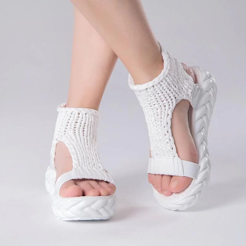 2019 New Shoes Women Sandals Summer Shoes Sandals on The Platform Flip Flops Gladiator Bottom Women Shoes