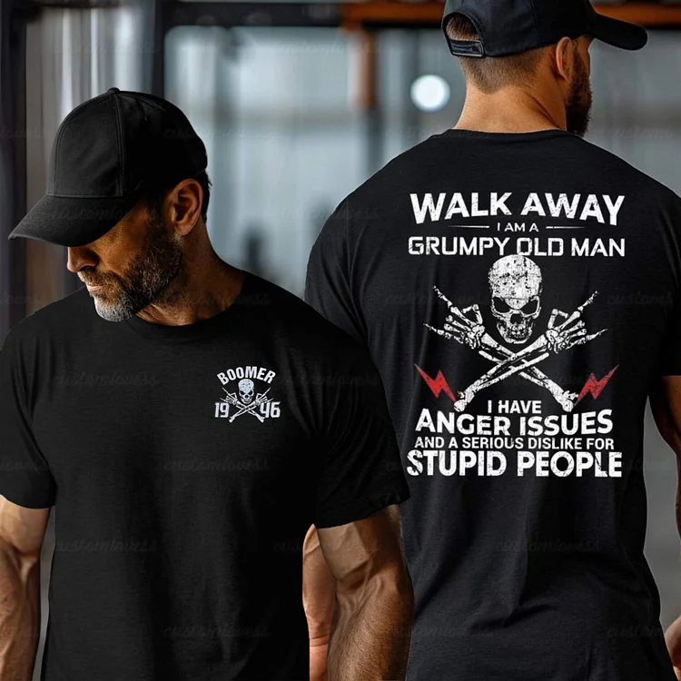 Custom I Am A Grumpy Old Man Shirt