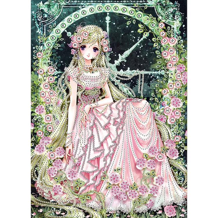 Diamond Painting | Special-shaped diamond painting - Girl