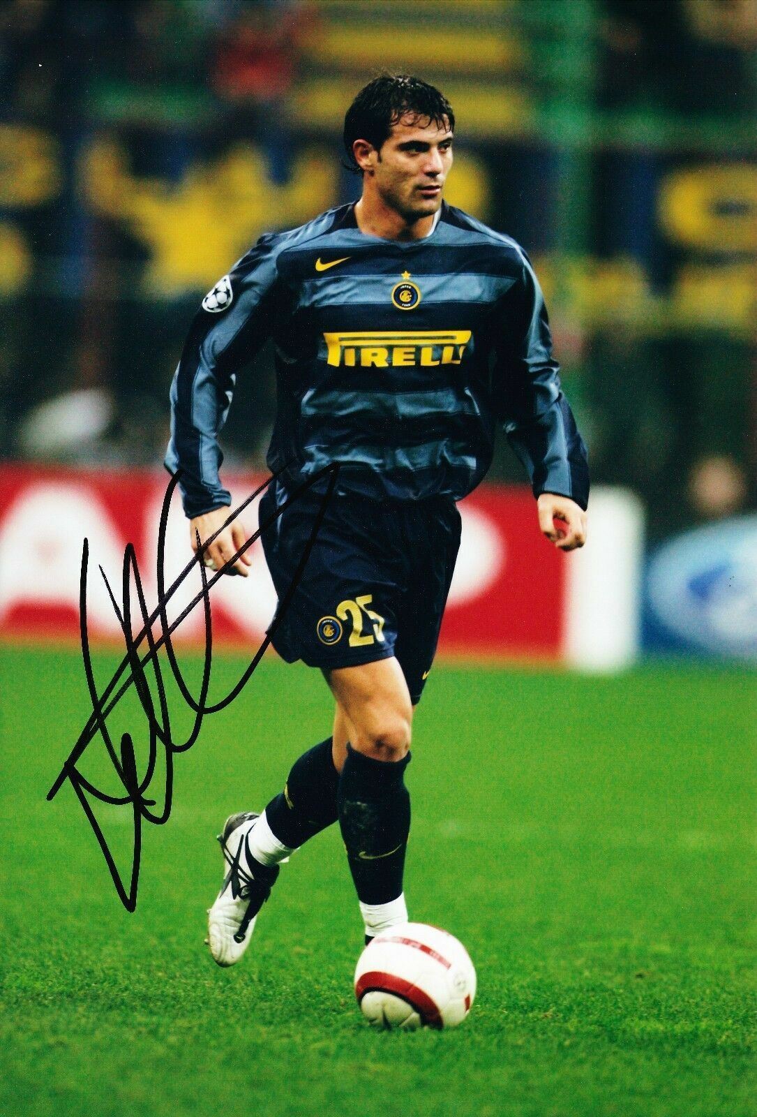 Dejan Stankovic SIGNED 12X8 Photo Poster painting Lazio & Serbia COA (9035)