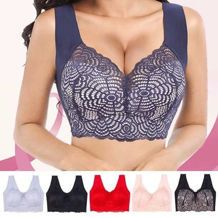 🎁LAST DAY SALE-49% OFF🎁 Stretch fully shaping seamless lace bra