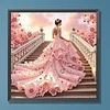 Pink Beauty -Special Shaped Diamond Painting