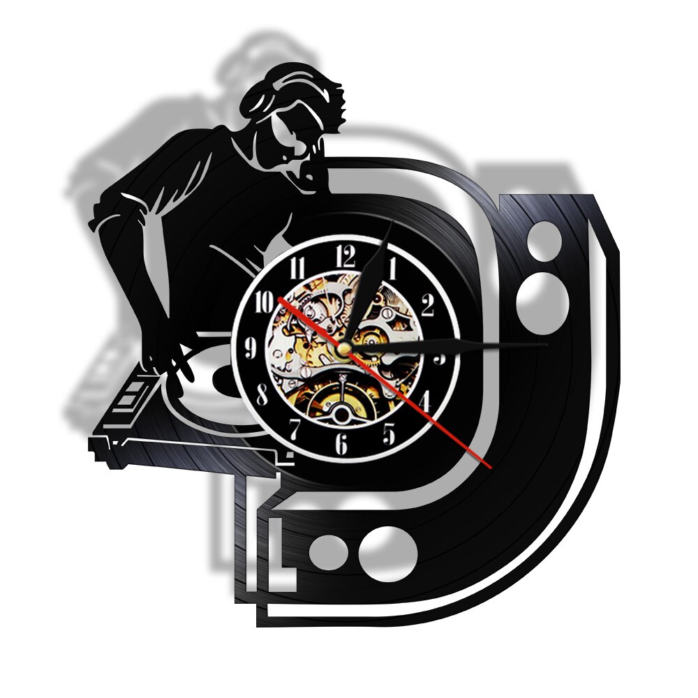 

Disc Jockey DJ Mixer - Vinyl Record Wall Clock - Without LED, 501 Original