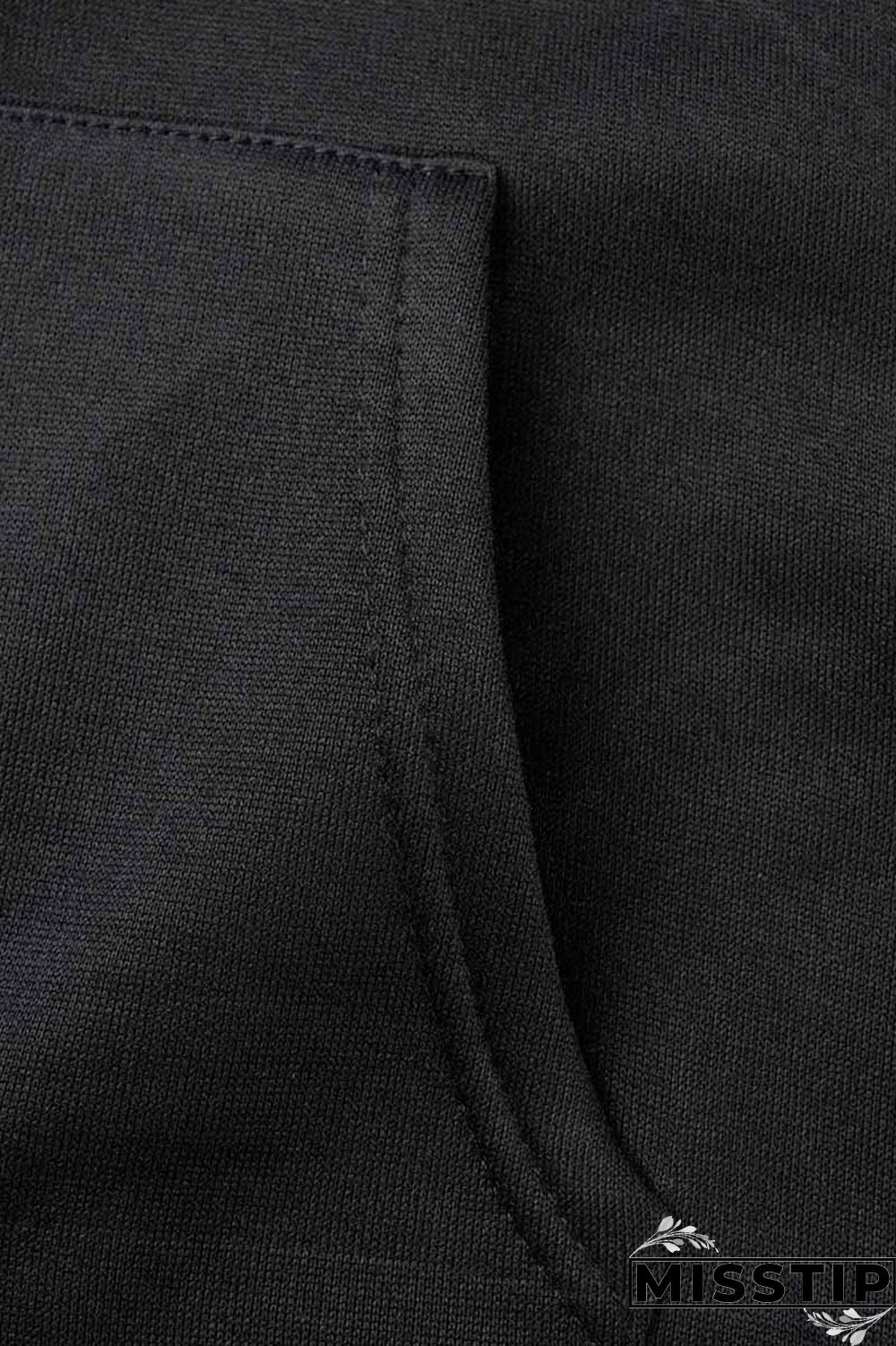 Khaki Elegant Print Letter Hooded Collar Long Sleeve Two Pieces