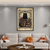 Black Cat And Book-11CT Stamped Cross Stitch 40*60cm/15.75*23.62in  tapestrymarket